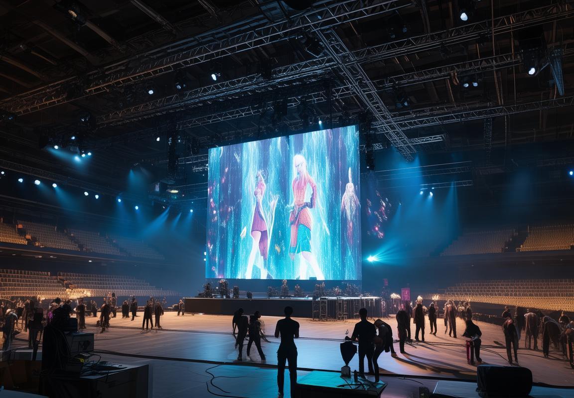 虚拟偶像全息投影亮相电竞赛事，动作捕捉结合舞台机械装置打造未来舞台